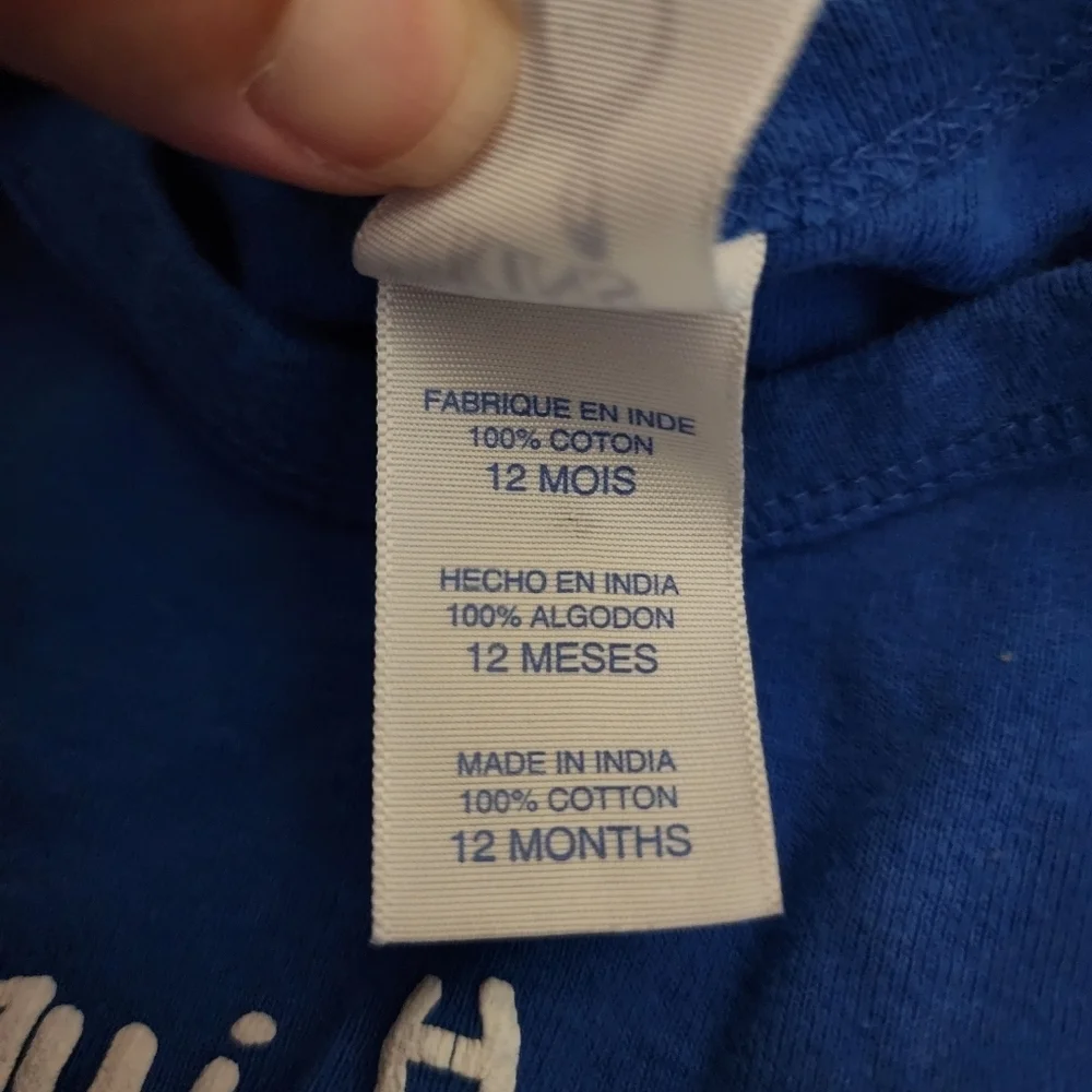 Blue Maui Hawaii beach bum onesie Size 12 months